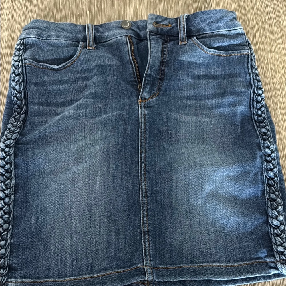 Joe's Jeans Blue Pencil Skirt Knee-Length Casual